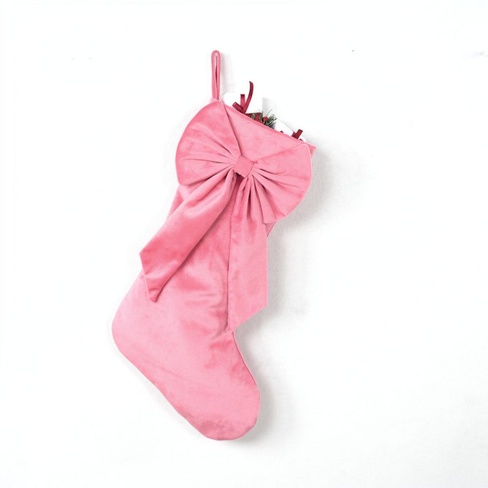 Christmas Stocking Hanging - 18 Inch Christmas Velvet Stocking Decorative