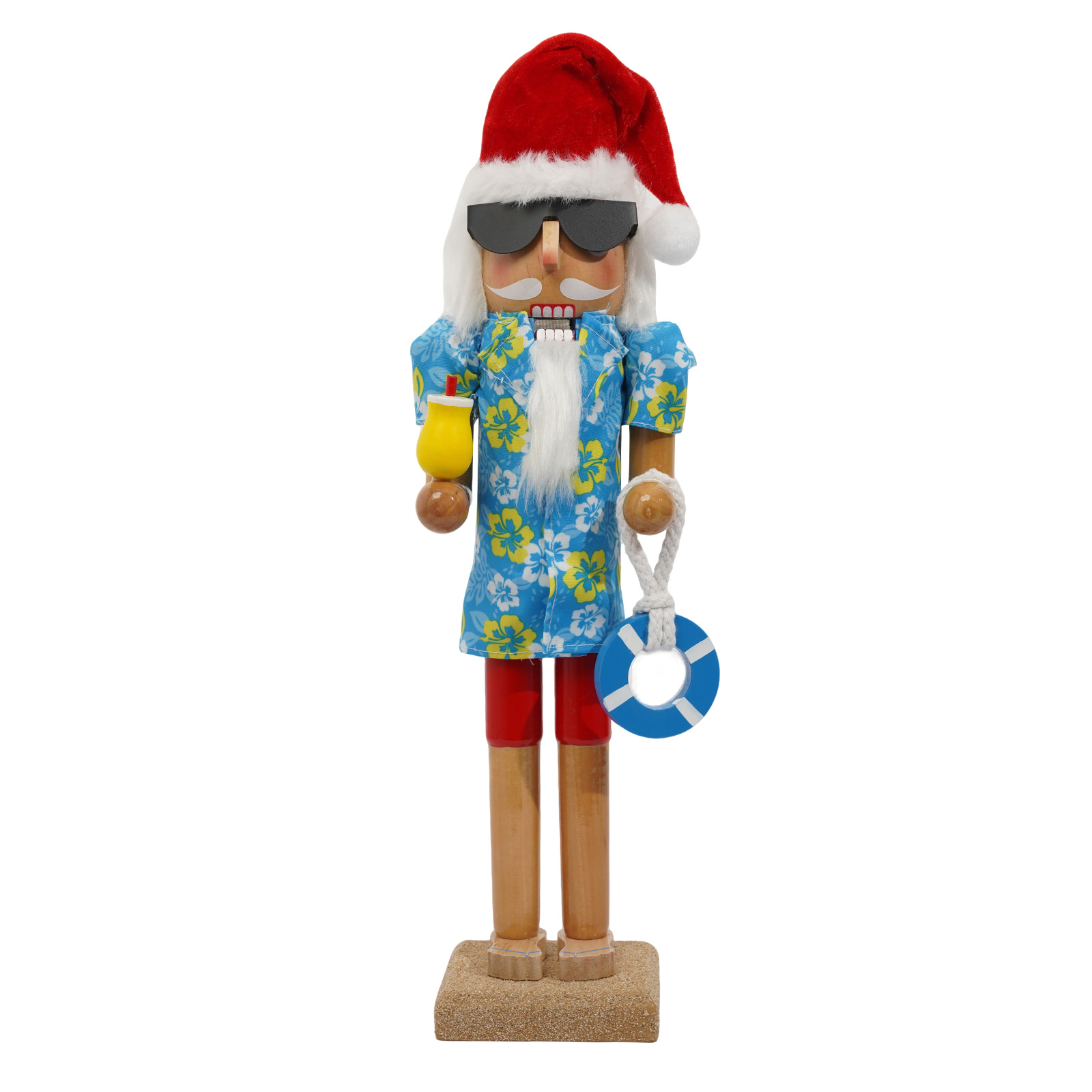 Nutcracker Figurine - 14 Inch Wooden Nutcracker Decor for