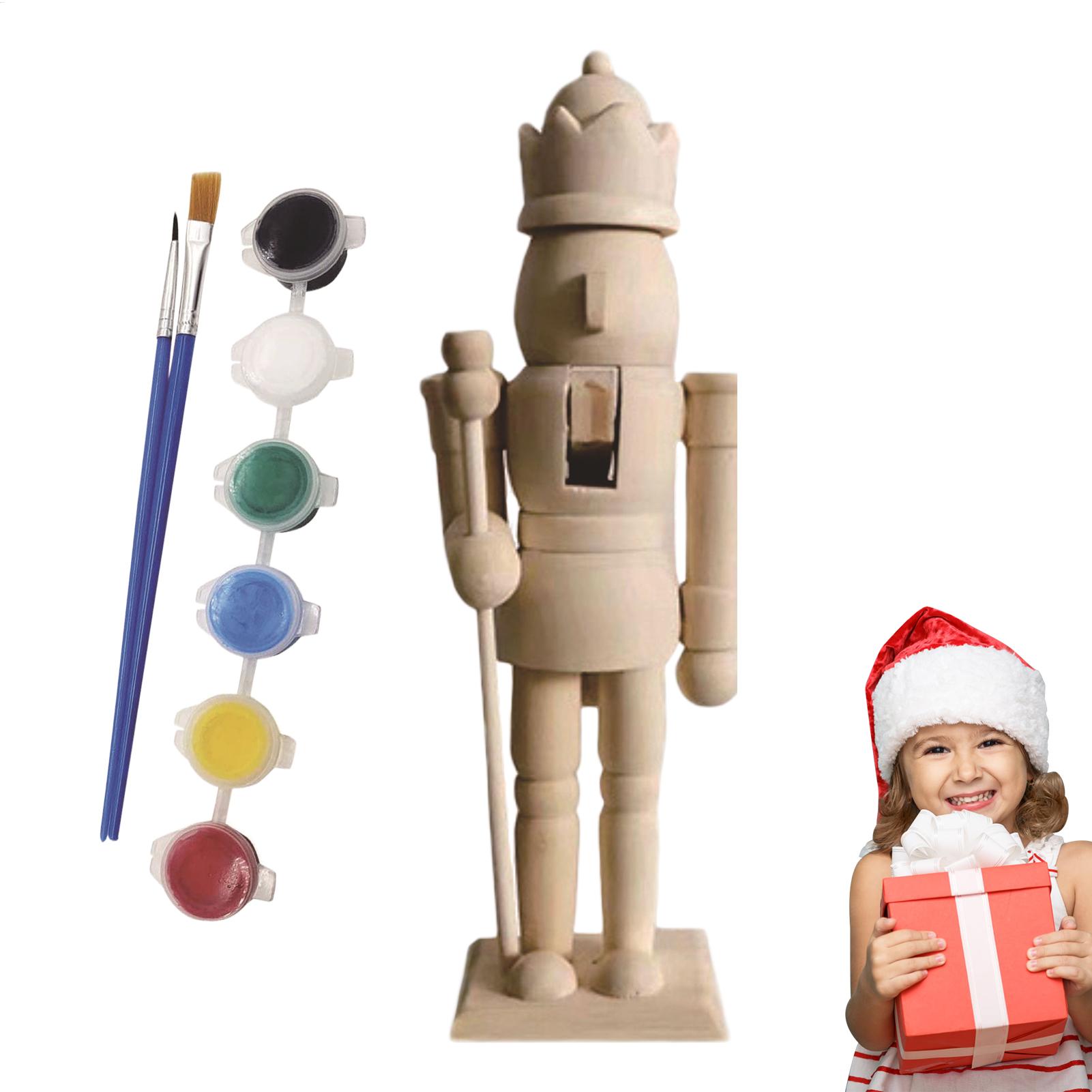 Paint Your Own Wooden Nutcrack - Nutcracker Figurine recension och pris