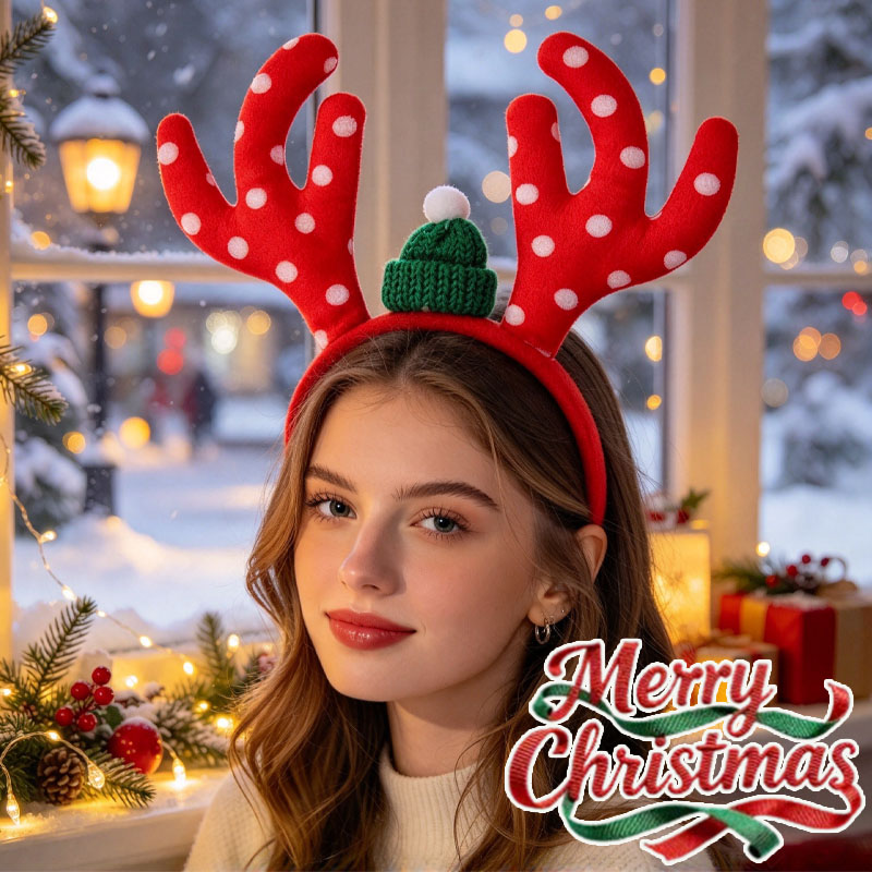 1-5PCS Christmas Reindeer Antl - Reindeer Antlers Headband recension och pris