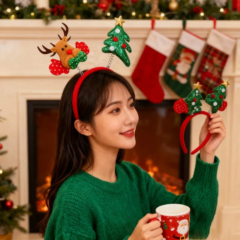 1-5PCS Christmas Reindeer Antl - Reindeer Antlers Headband recension och pris