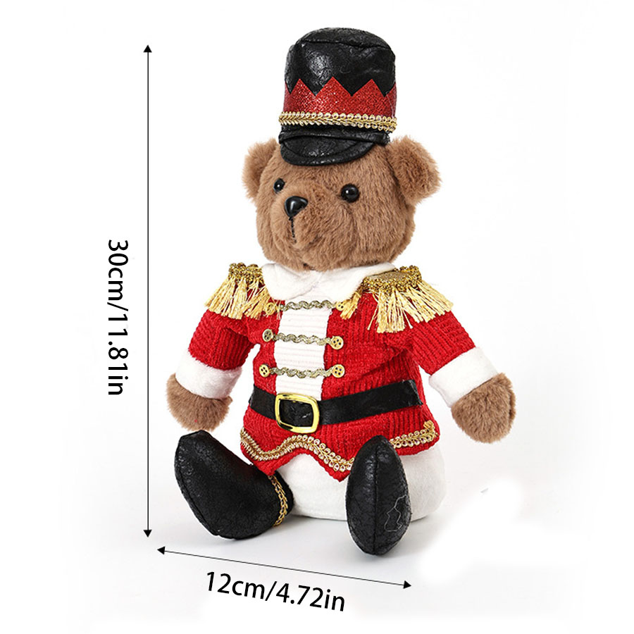 Christmas Soldier Bear Doll Nu - Nutcracker Figurine recension och pris