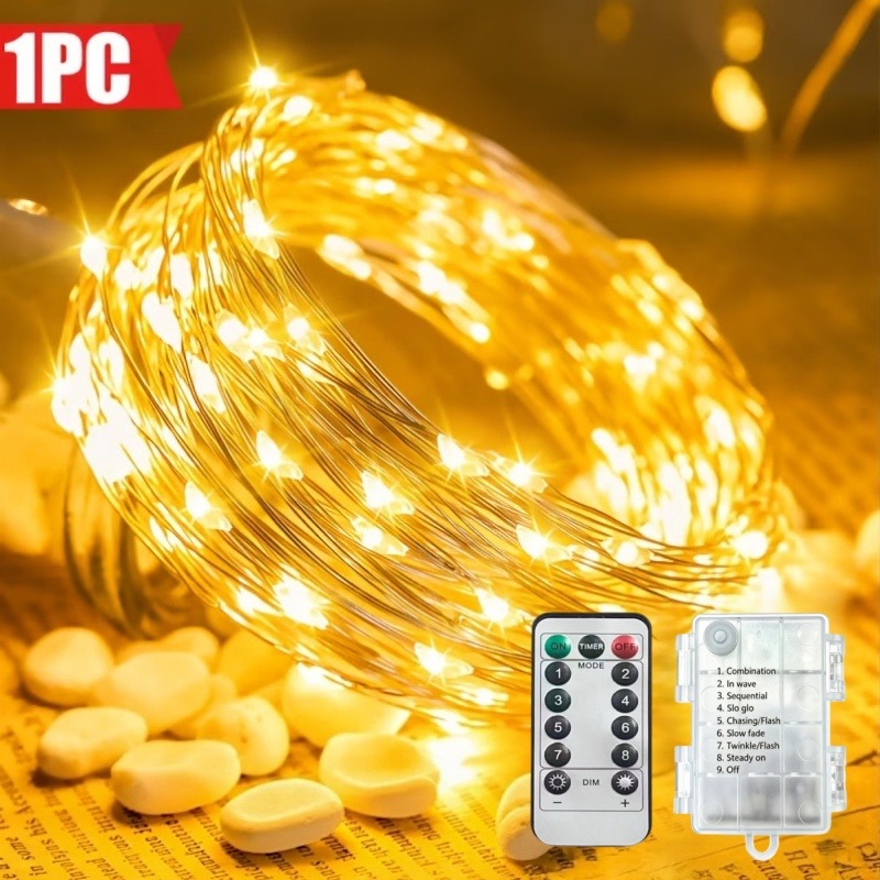 10M Remote Control Waterproof  - Led Fairy String Lights recension och pris