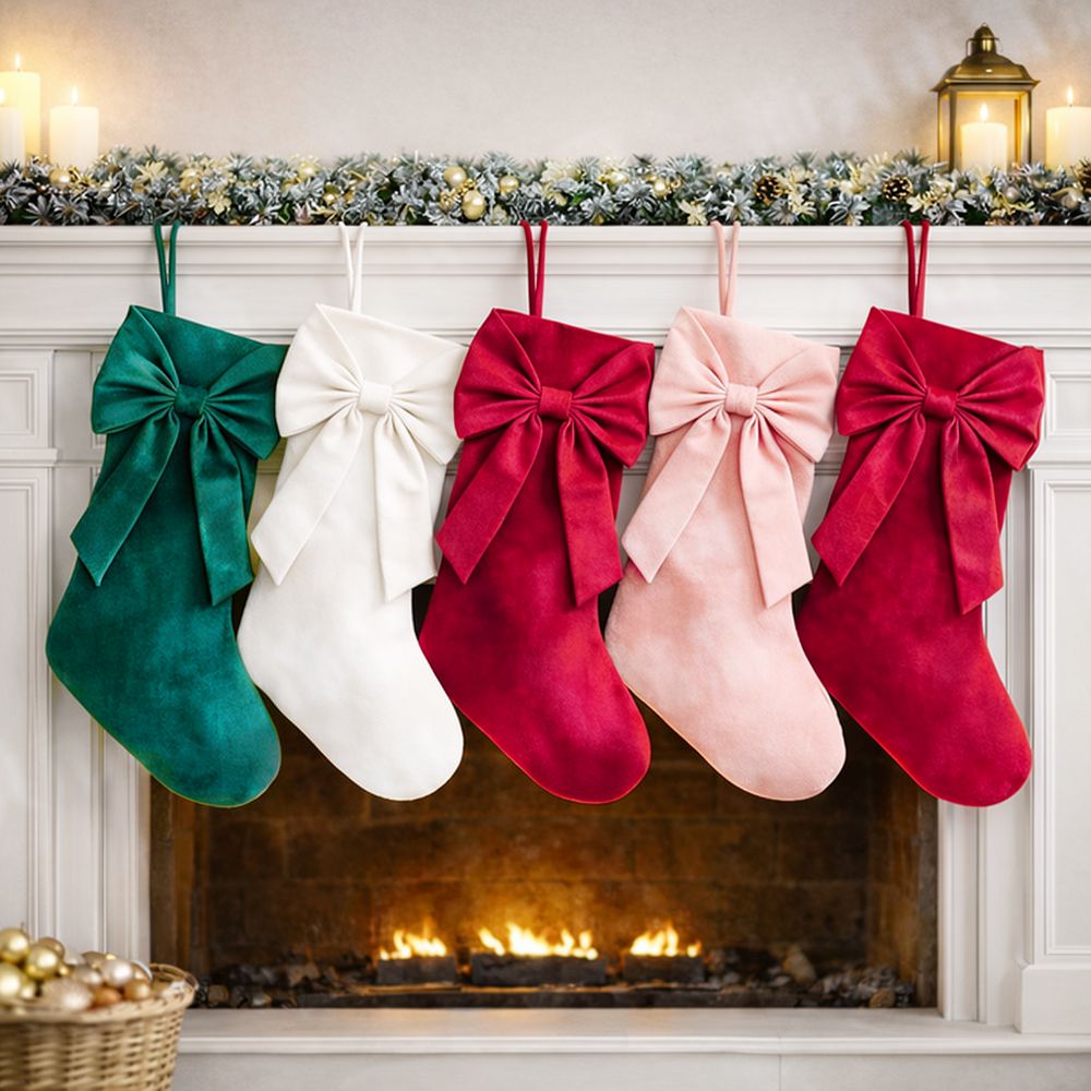 18 Inch Christmas Velvet Stock - Christmas Stocking Hanging recension och pris