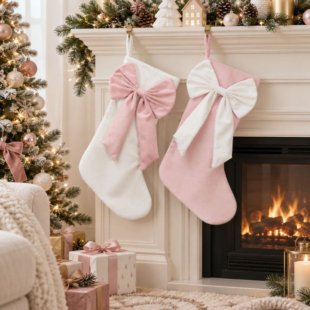 18 Inch Christmas Velvet Stock - Christmas Stocking Hanging recension och pris