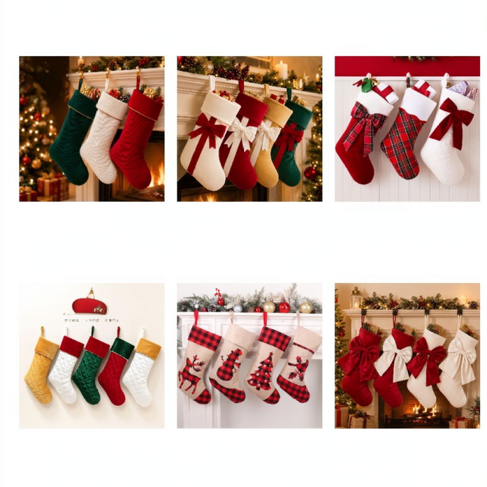 18 Inch Christmas Velvet Stock - Christmas Stocking Hanging recension och pris