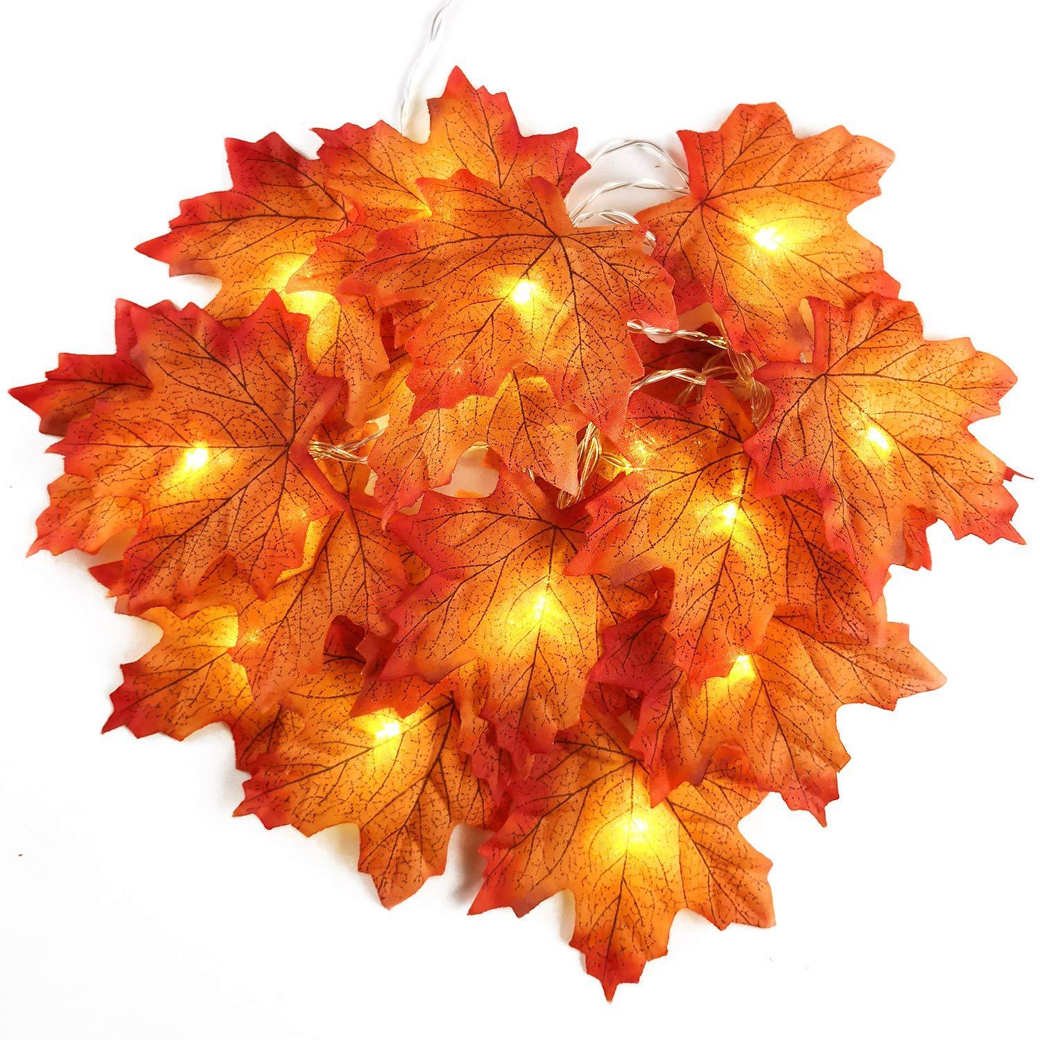 2/3/6M Artificial Maple Leaf L - Led Fairy String Lights recension och pris