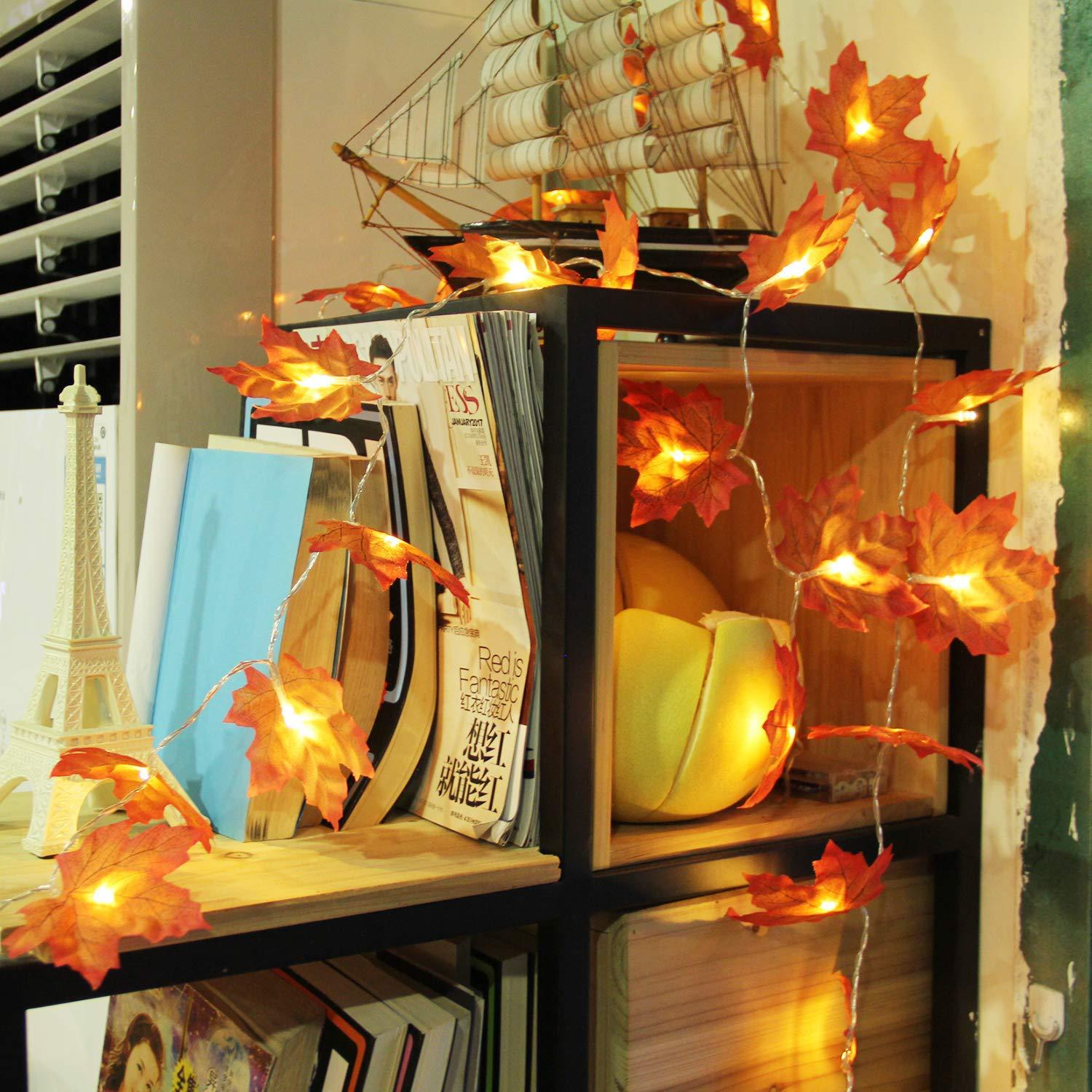 2/3/6M Artificial Maple Leaf L - Led Fairy String Lights recension och pris