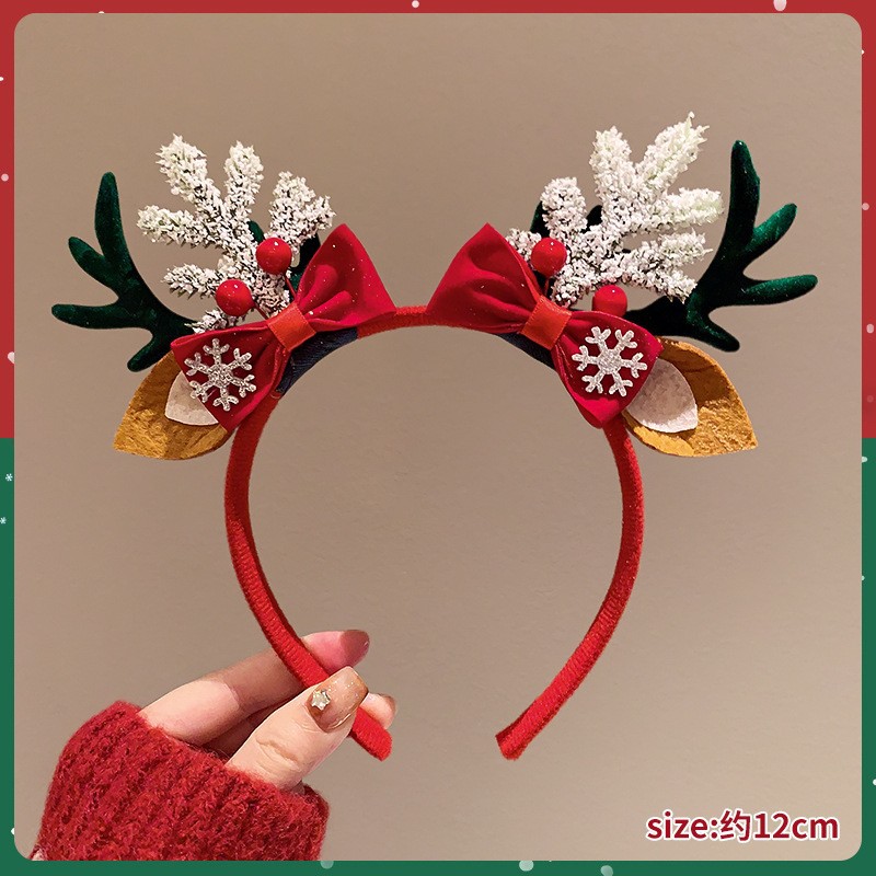 Christmas Headband Cute Reinde - Reindeer Antlers Headband recension och pris