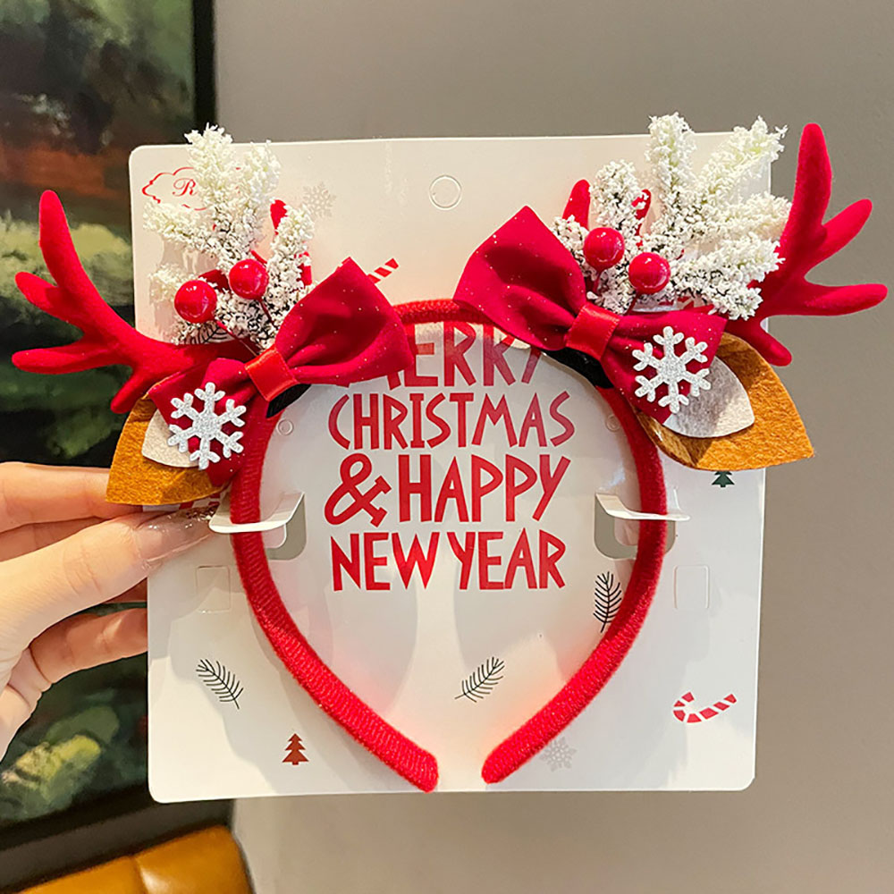 Cute Hair Accessories Velvet C - Reindeer Antlers Headband recension och pris