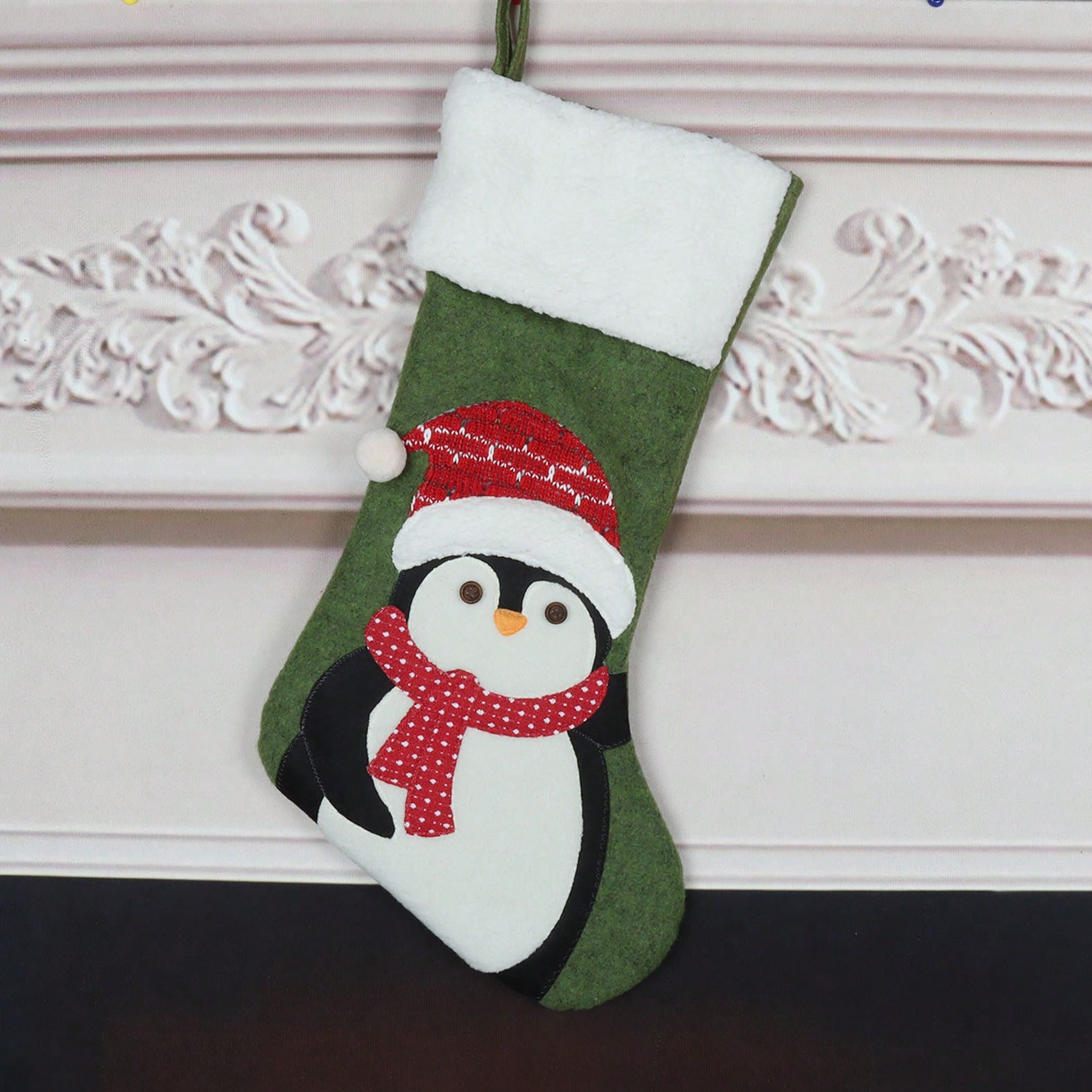 Knitted Fabric Christmas Stock - Christmas Stocking Hanging recension och pris