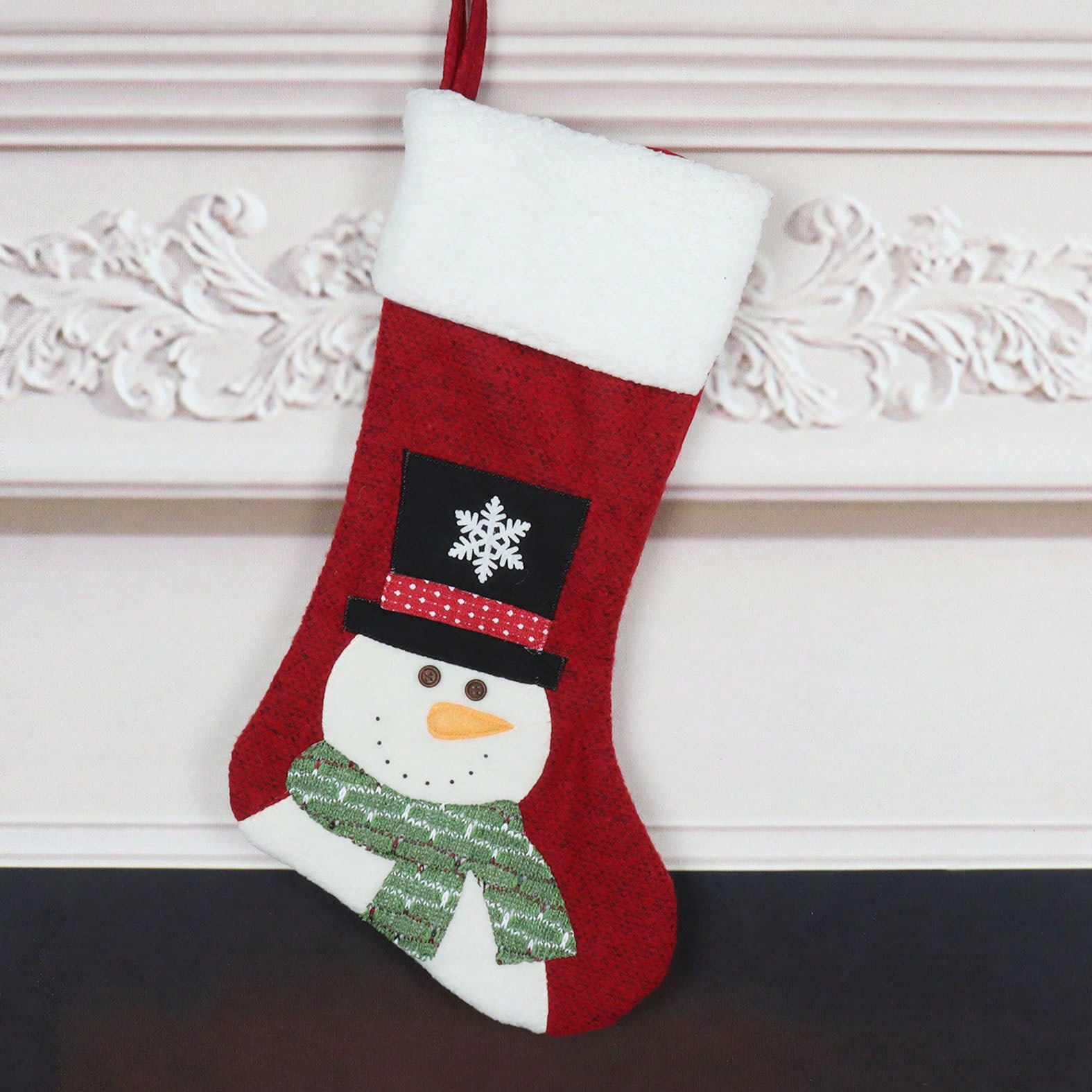 Knitted Fabric Christmas Stock - Christmas Stocking Hanging recension och pris
