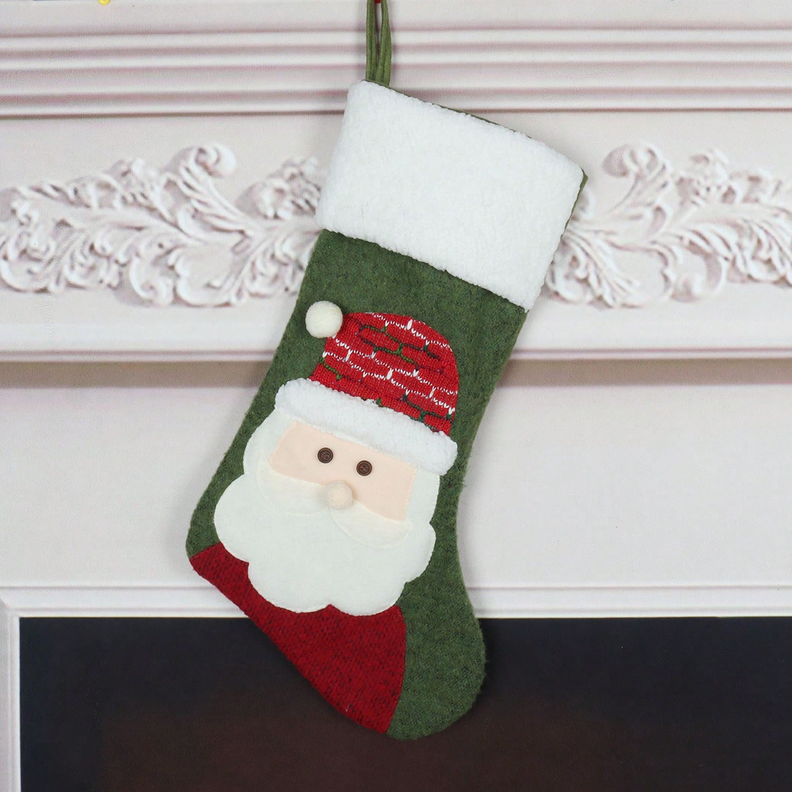 Knitted Fabric Christmas Stock - Christmas Stocking Hanging recension och pris