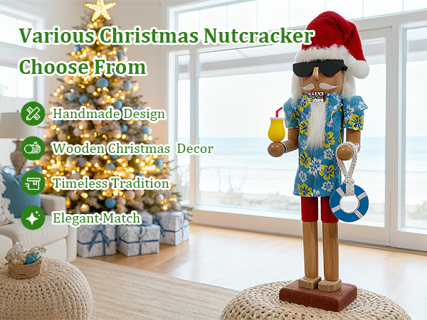 14 Inch Wooden Nutcracker Deco - Nutcracker Figurine recension och pris