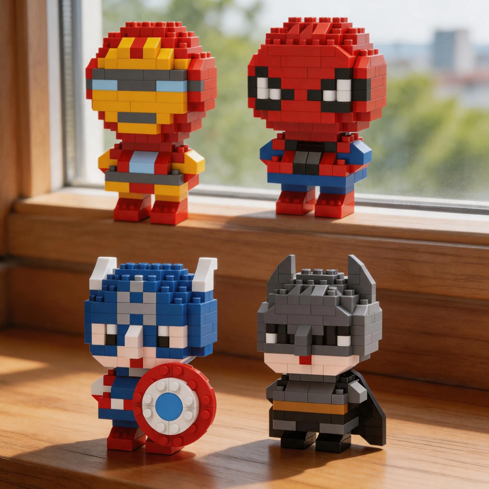 Spider-Man, Iron Man, Captain  - Lego Set Technic recension och pris